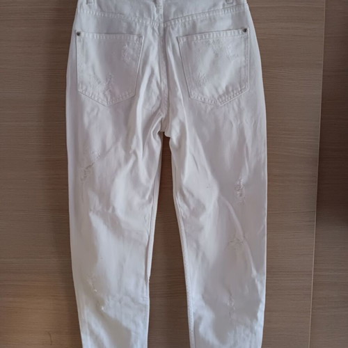 Bershka white women's jeans like new, size S