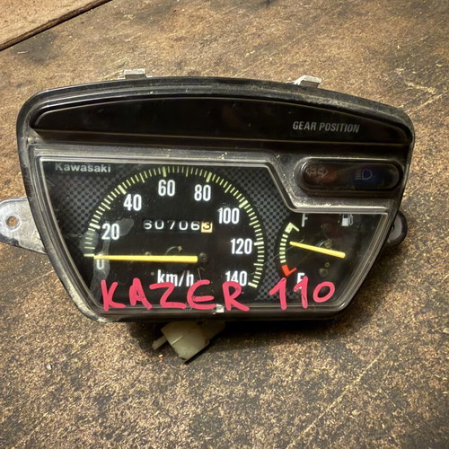 Instrument panel for Kawasaki Kaze R 115 used, fully functional