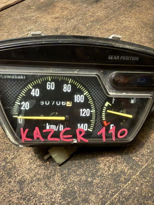 Instrument panel for Kawasaki Kaze R 115 used, fully functional