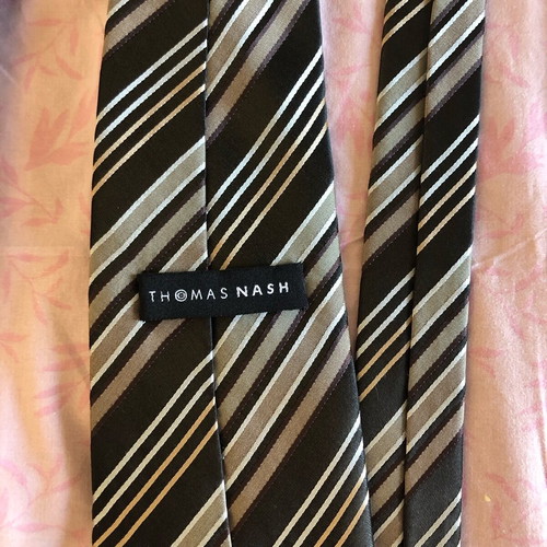 Thomas Nash and Marks Spencer ties like new, beige and brown