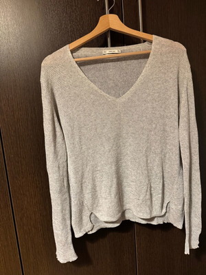 ZARA sweater like new, light gray, size small