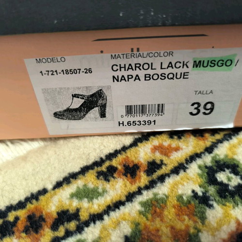 Mirella Rossi Mary Jane style brown pumps size 39 new