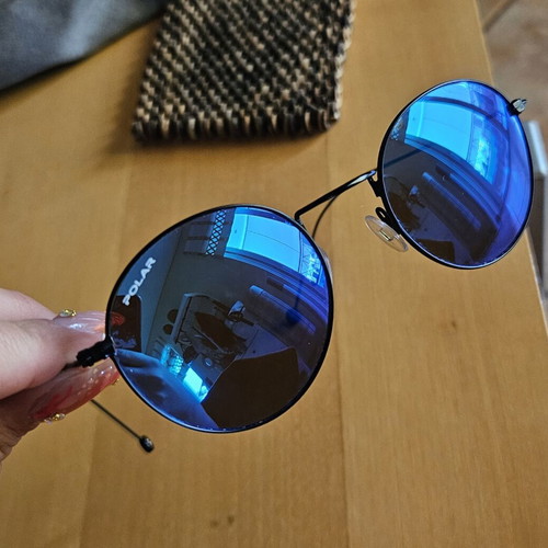 Polar Unisex Sunglasses new, blue-purple lenses, small frame