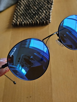 Polar Unisex Sunglasses new, blue-purple lenses, small frame