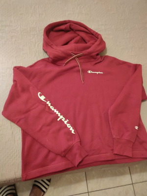 Φούτερ γυναικείο Champion χρώμα γκρενά μέγεθος L σε άριστη κατάσταση