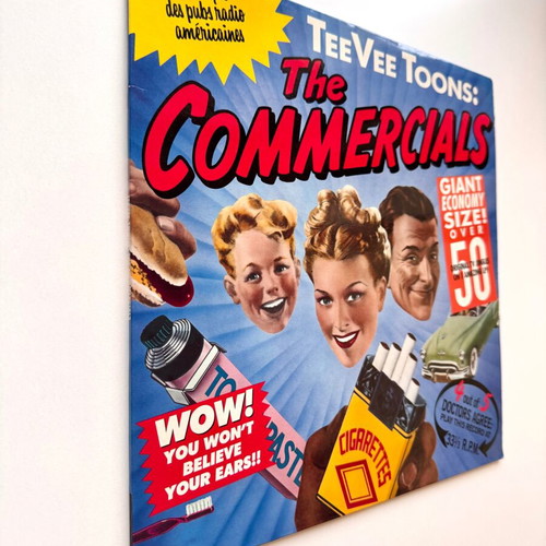TeeVee Toons The Commercials LP like new, pop genre
