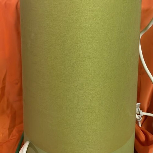 Long green oil fabric lamp like new