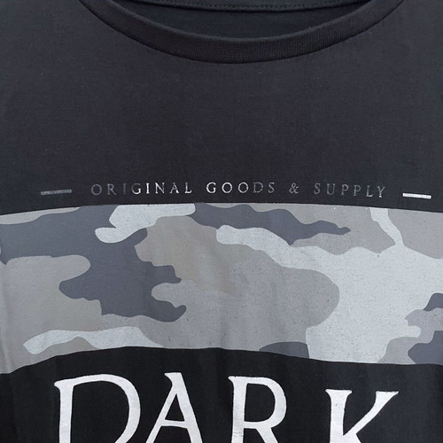 Primark short-sleeve T-shirt used, size XL, black