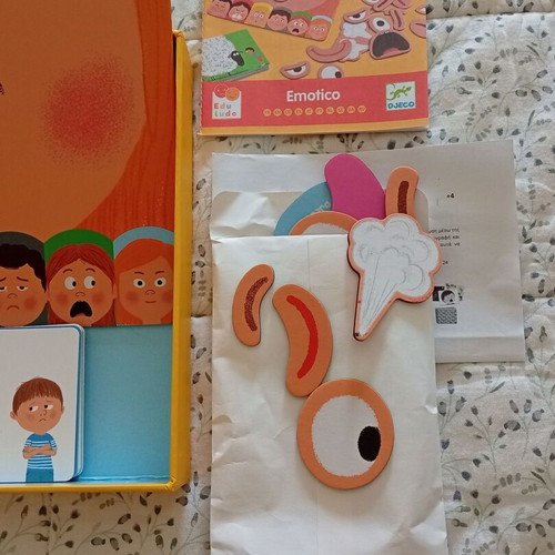 Djeco Emotico board game like new, emotions for ages 4-6