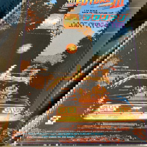 Back to the Future plastic models used, 1/24 scale set by Aoshima