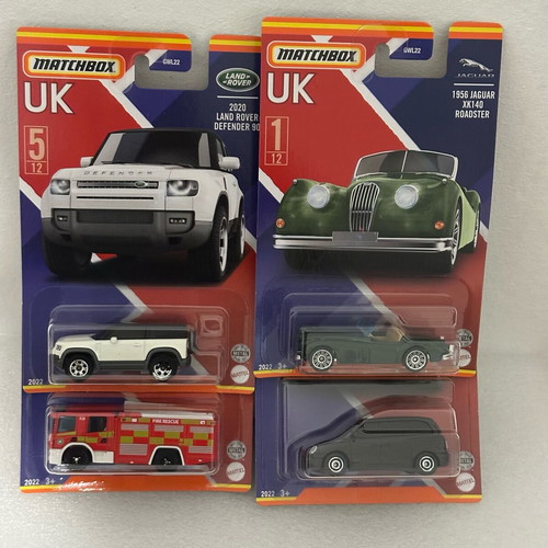 Matchbox Best of UK Series 4-Car Set New