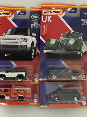 Matchbox Best of UK Series 4-Car Set New
