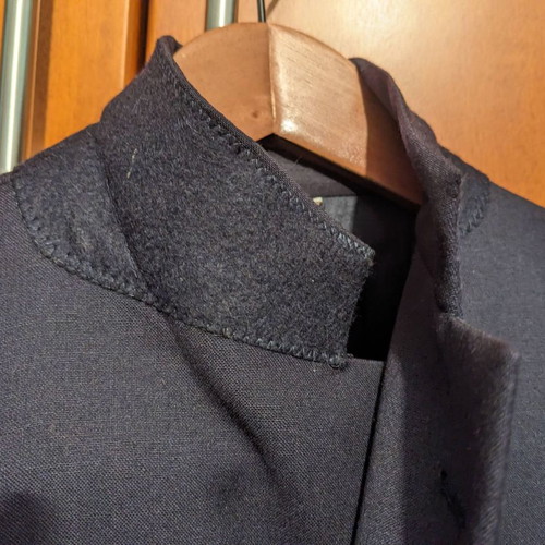 Rogetto Men's Suit used, 100% Wool Blue Jacket