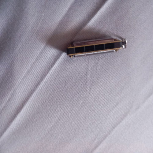 Walther Miniature Harmonica Keychain Like New