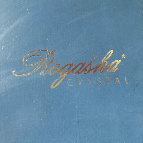 Rogaska Crystal Crystal Platter new, Bohemia, Made in Slovenia