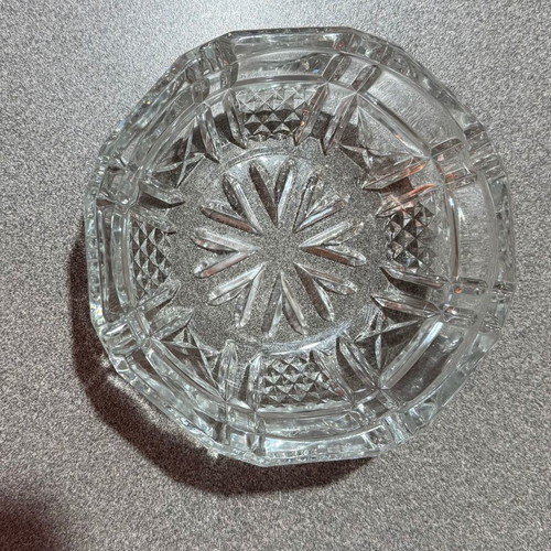 Excalibur crystal ashtrays new, made in Italy