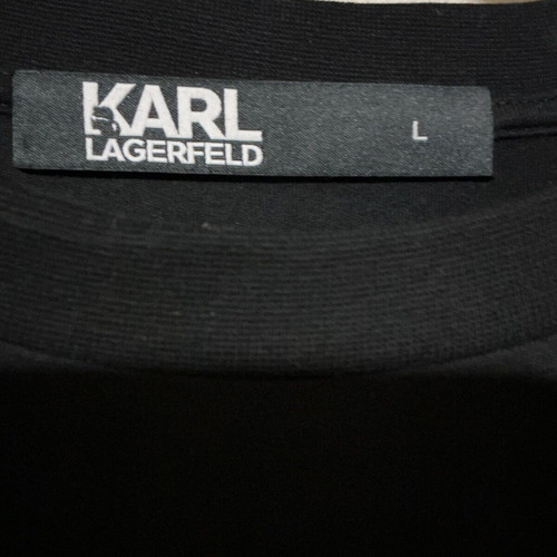 Karl Lagerfeld T-shirt black like new, size Large