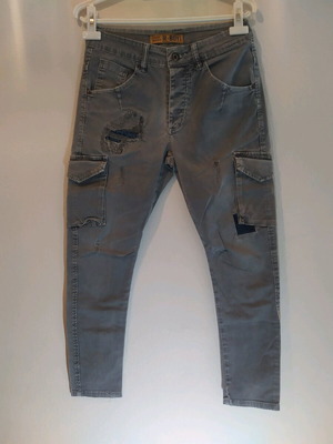 R-BOY Men's Cargo Jean gray like new, size 28