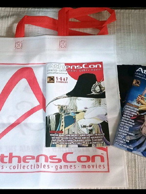 Athens Con 2025 collectible set new with event bag and books