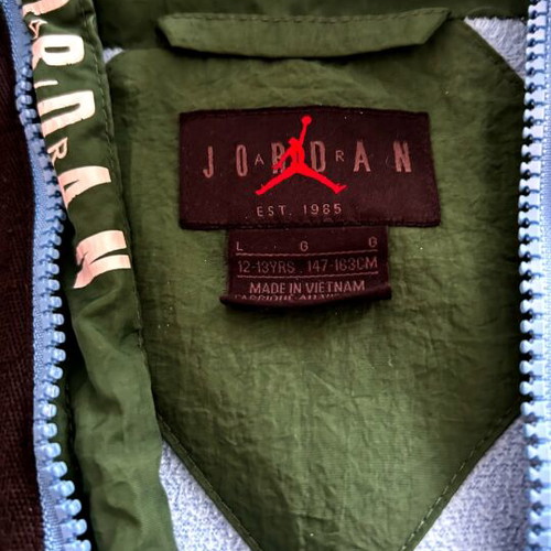 Jordan kids' jacket, boy 12-13 years, green