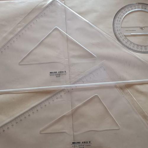 Geometric precision instruments set of 3 LYRA ORLOW new