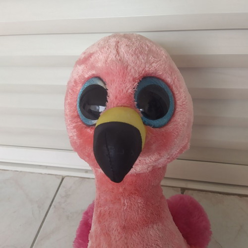 Ty Beanie Boos Gilda Flamingo large stuffed toy used 60-65cm