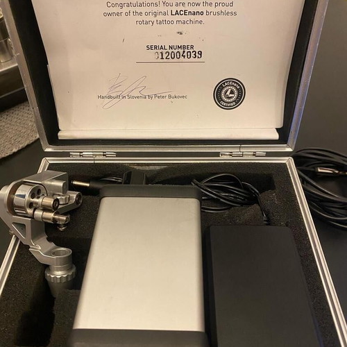 Tattoo Machine LaceNano like new with accessories and pedal