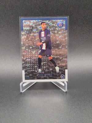 2022 Topps Paris Saint-Germain Team Set Icy Hugo Ekitike Rookie RC used