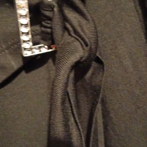 Plus blouse new, black, size XXXL
