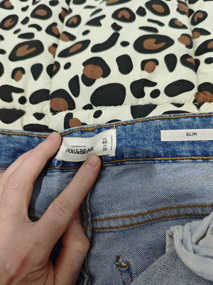 Pull & Bear blue jeans used, size 36