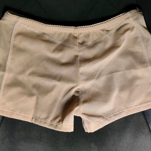 Latex Butt Lift Shorts Large Beige new