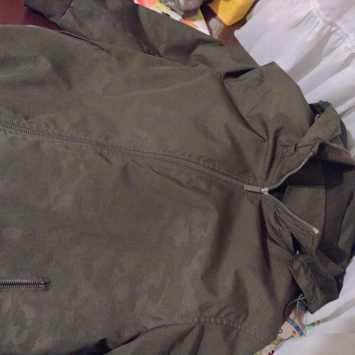 Khaki waterproof jacket like new, size XL