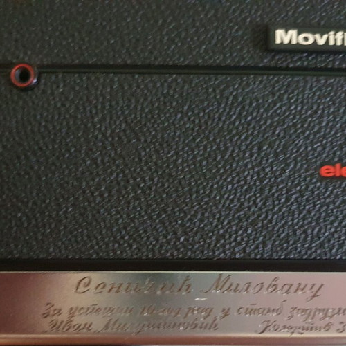 Zeissikon Voigtlander Moviflex ES8 film camera used, with two films