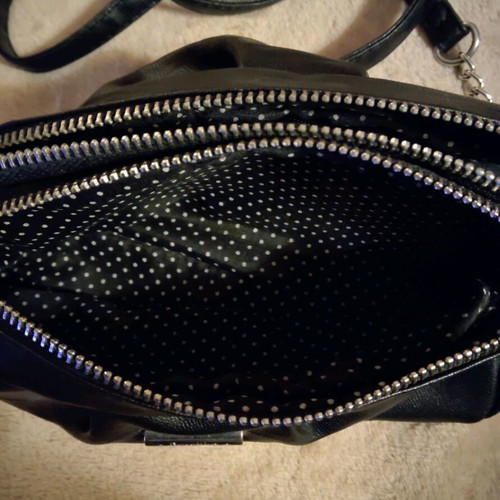 Small black Berska bag like new, crossbody