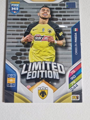 Panini FIFA 365 Adrenalyn XL Limited Edition Pineda AEK card new