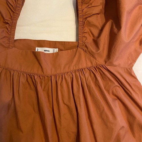 Mango dress used, brown, size M