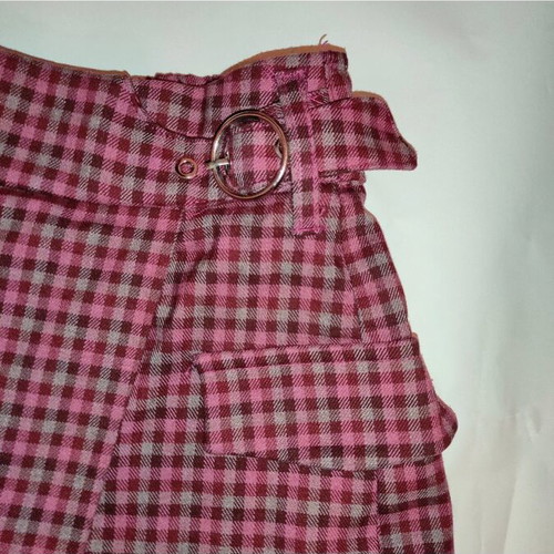 Bershka Skort used, dark pink, size 36/XS