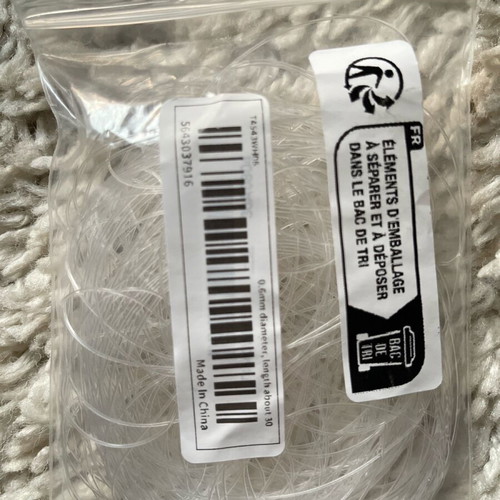 Bag making set new with fishing line, chain and clasps