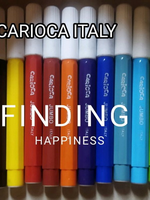 Carioca Jumbo markers pack of 15 like new, Italy