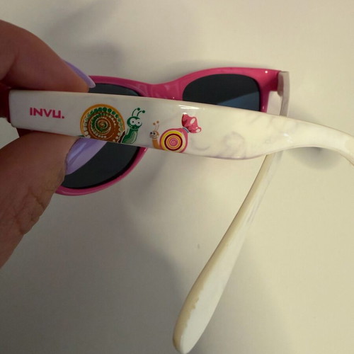 Invu pink children's sunglasses like new for ages 0-3