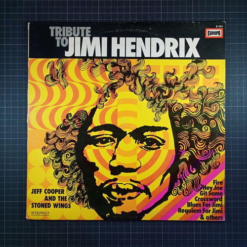 Jeff Cooper And The Stoned Wings Tribute To Jimi Hendrix Vinyl Record used, rock