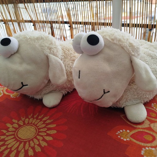 Unisex Winter Slippers Shaun the Sheep used, sizes 36-38, white