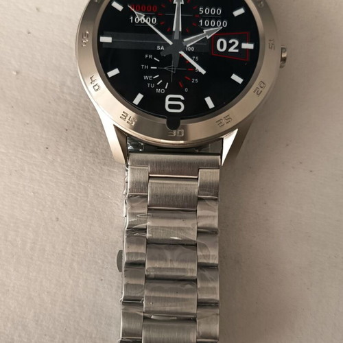 Garett GT22S smartwatch IPS LCD 1.3 inches metal case and silver color bracelet