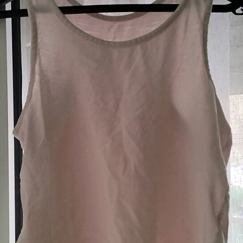 White blouse simple used, size S