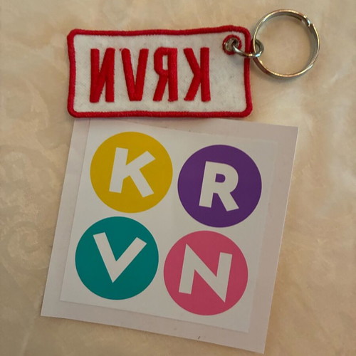 Karavan keychain with sticker gift