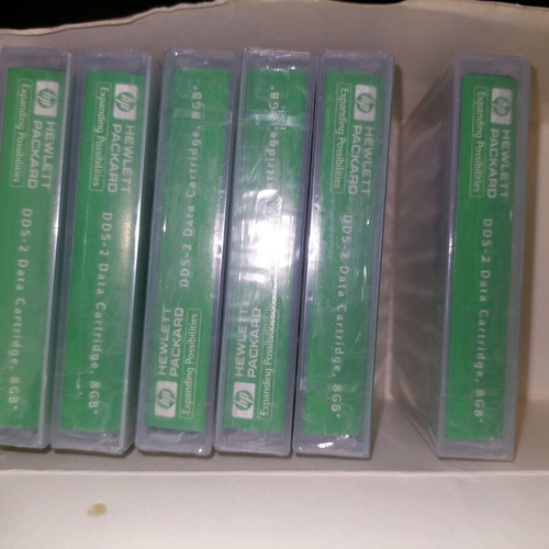 HP DDS-2 data cartridge 8GB, pack of 6, sealed