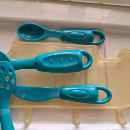 Zanussi play kitchen used with plastic accessories