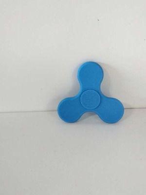 Fidget Spinner new, blue, 3D printed