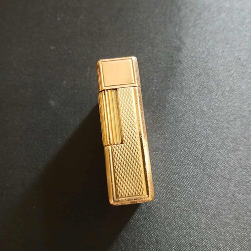 S.T. Dupont Ligne 2 lighter used with gold finish