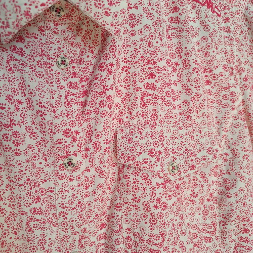 CMP Floral Women's Shirt like new, quick-dry fabric, white and pink